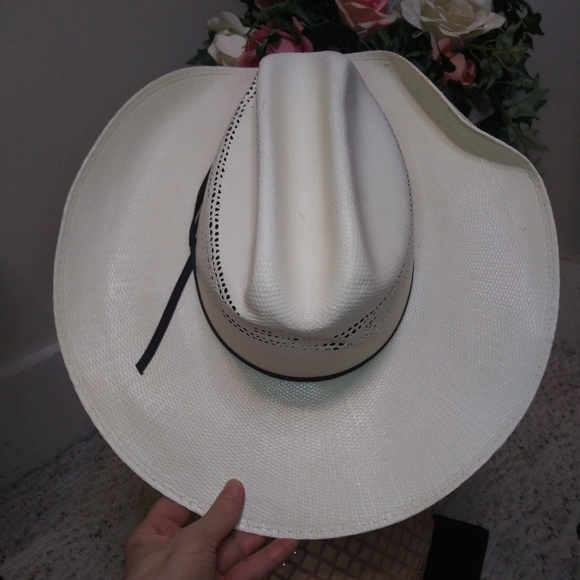 Lone Star Hats Unisex Ivory Straw Cowboy Hat - Picture 4 of 11
